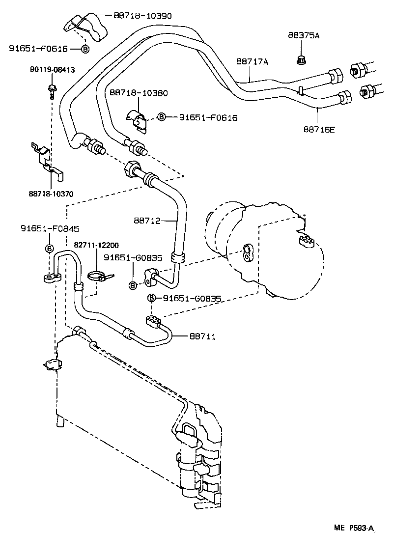 88550-10050 MOTOR ASSY, BLOWER (FOR CONDENSER) product image