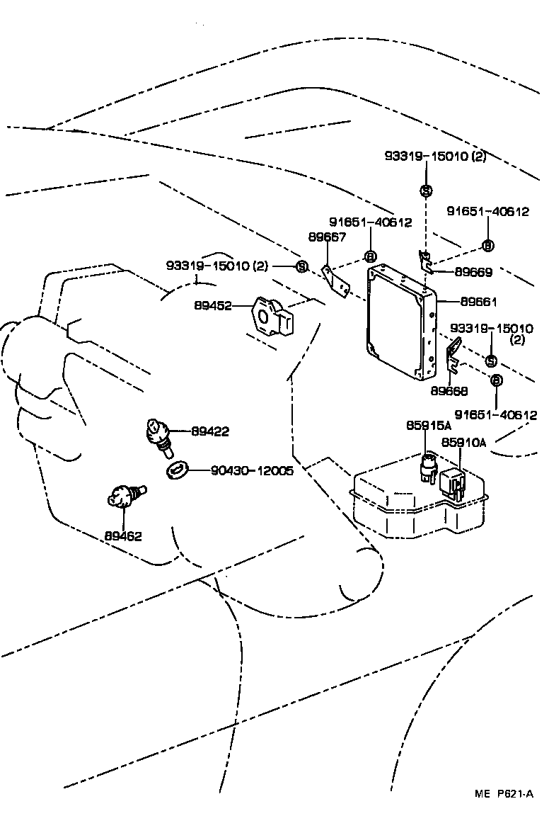 89462-20020 SWITCH, START INJECTOR TIME product image