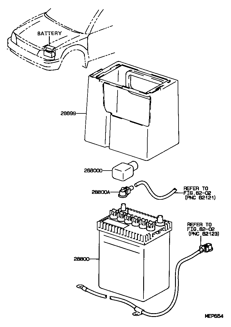 28899-11040 INSULATOR, BATTERY product image