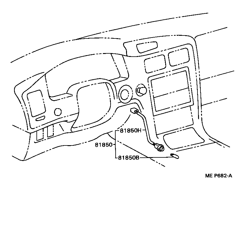 Toyota 81850-17060 LAMP ASSY, INDICATOR
