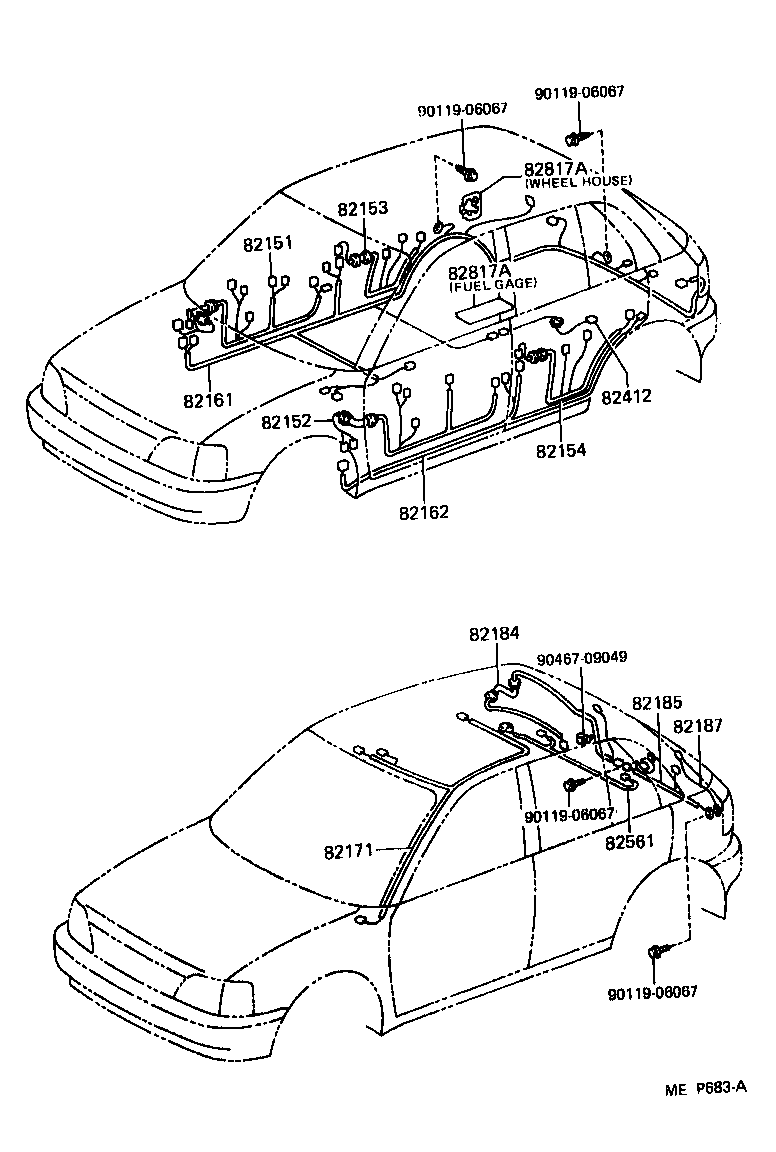 82121-10880 WIRE, ENGINE product image