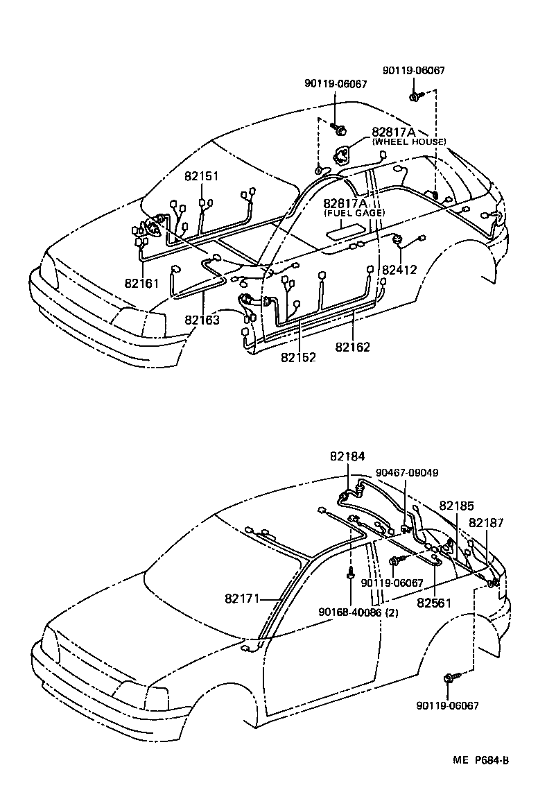 82121-10880 WIRE, ENGINE product image