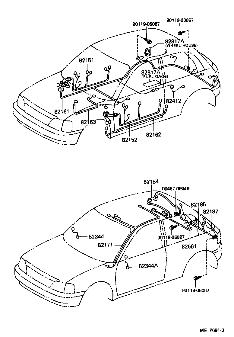 82121-1C032 WIRE, ENGINE product image