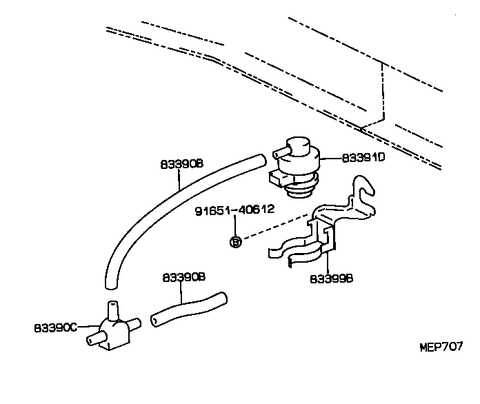 83132-1C070 CASE, COMBINATION METER product image