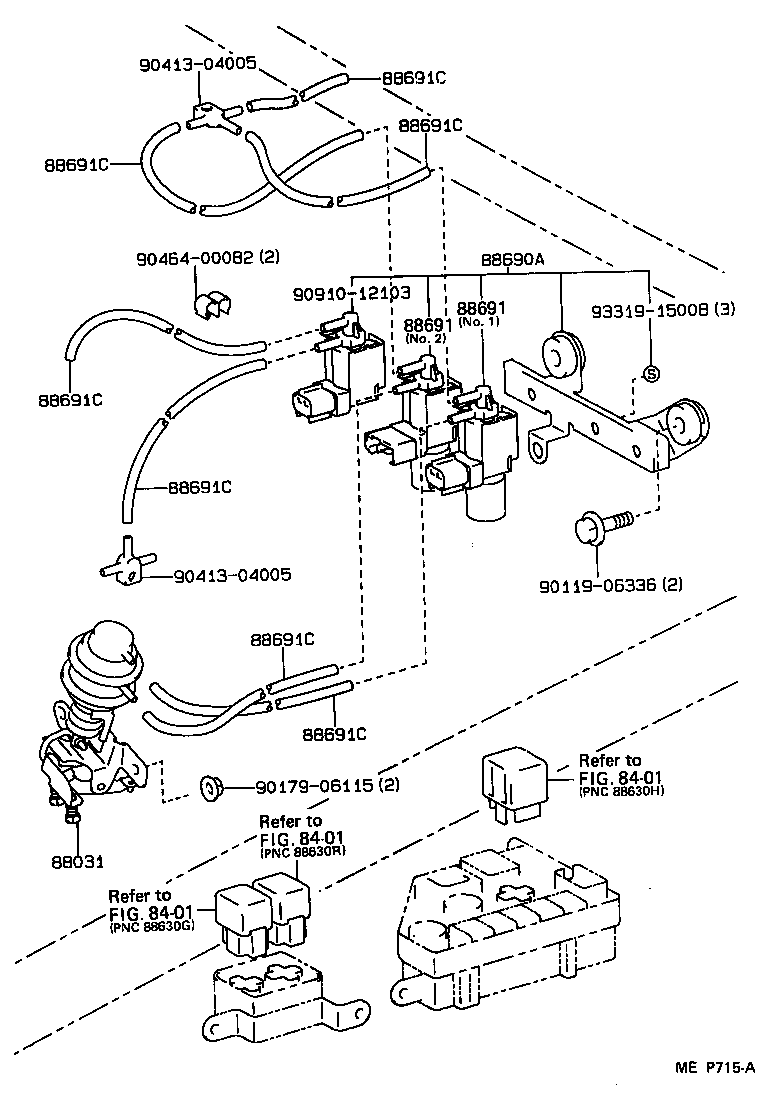 88031-10040 ACTUATOR SET, IDLE-UP product image