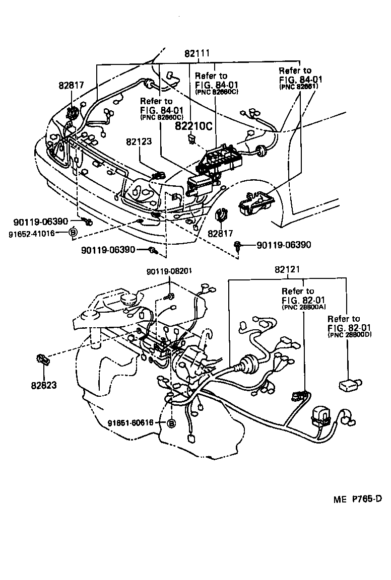 82121-10880 WIRE, ENGINE product image