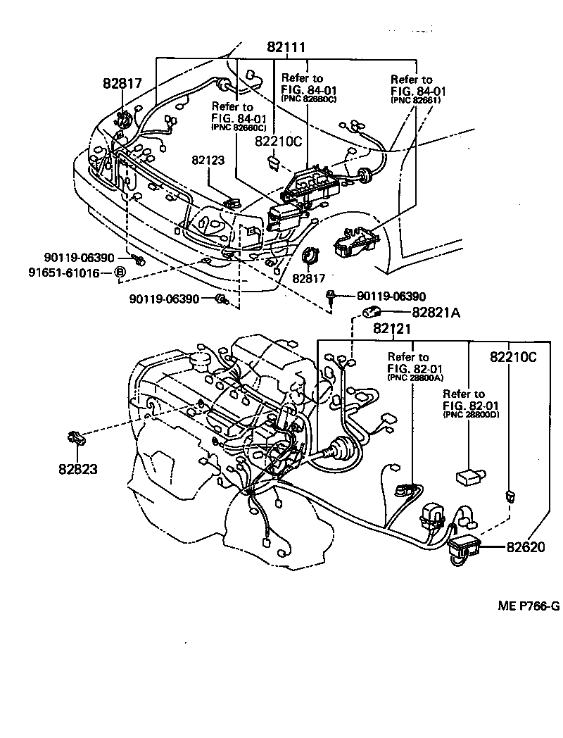 82121-10880 WIRE, ENGINE product image
