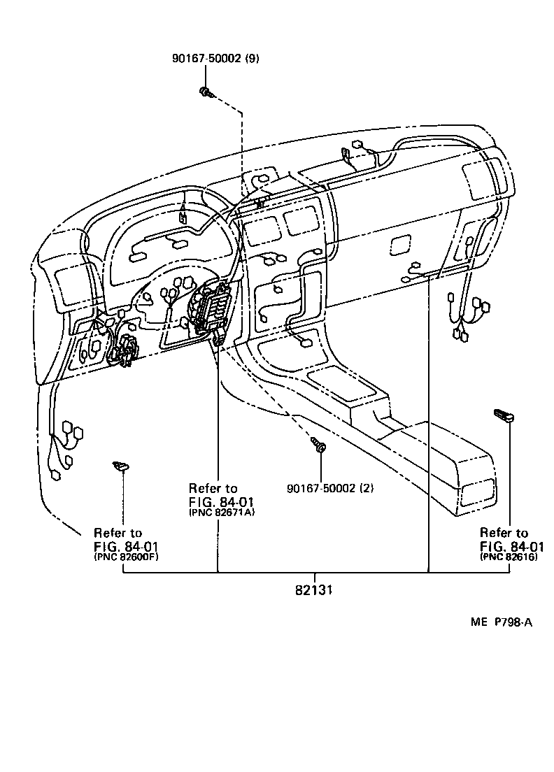 82817-10180 PROTECTOR, WIRING HARNESS, NO.2 product image
