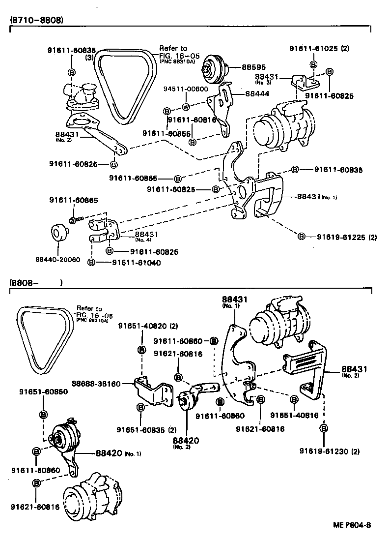 88420-90F02 PULLEY ASSY, IDLE, W/BRACKET product image