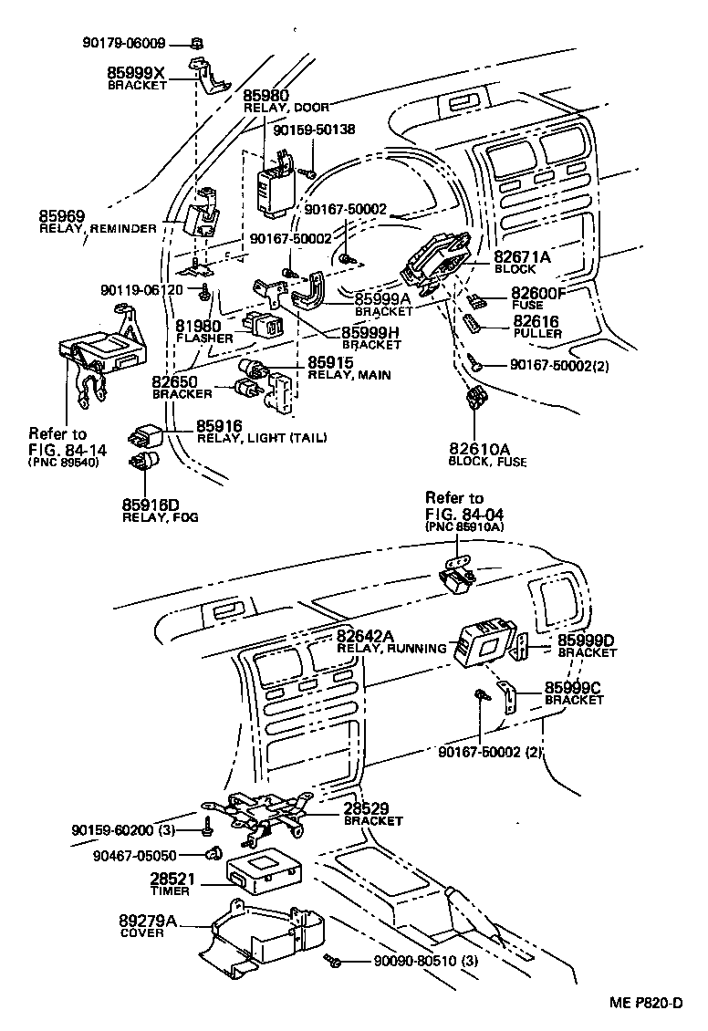82610-10060 BLOCK ASSY, FUSE product image
