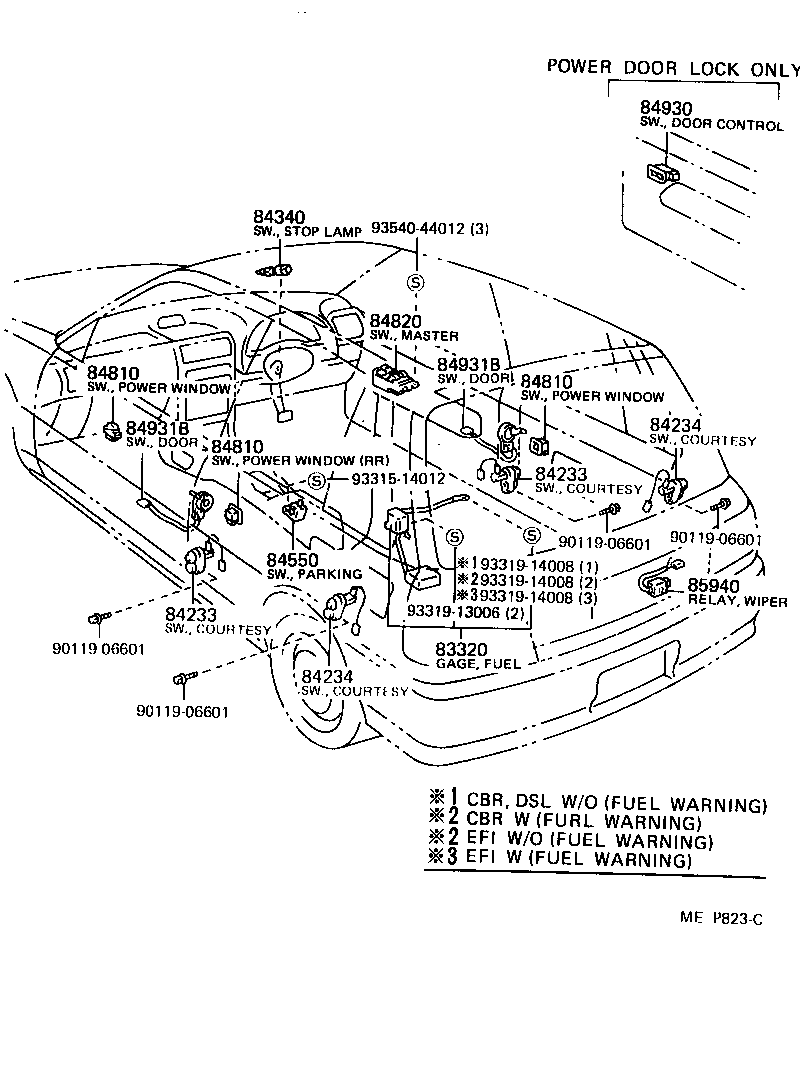 82610-10060 BLOCK ASSY, FUSE product image