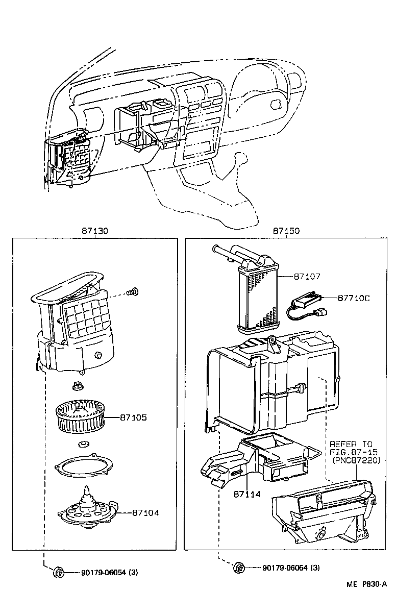 87150-10280 RADIATOR ASSY, HEATER product image
