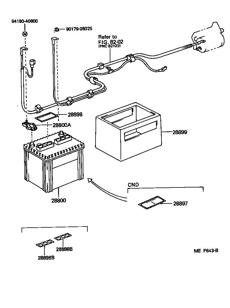 Toyota 28800-64130 BATTERY