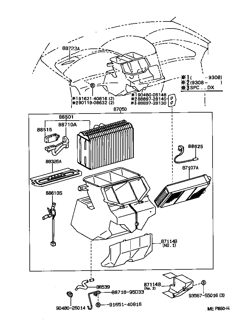 Toyota 88510-28441-B0 UNIT ASSY, COOLER