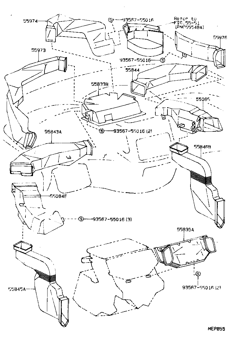 55907-28080 CABLE SUB-ASSY, WATER VALVE CONTROL product image
