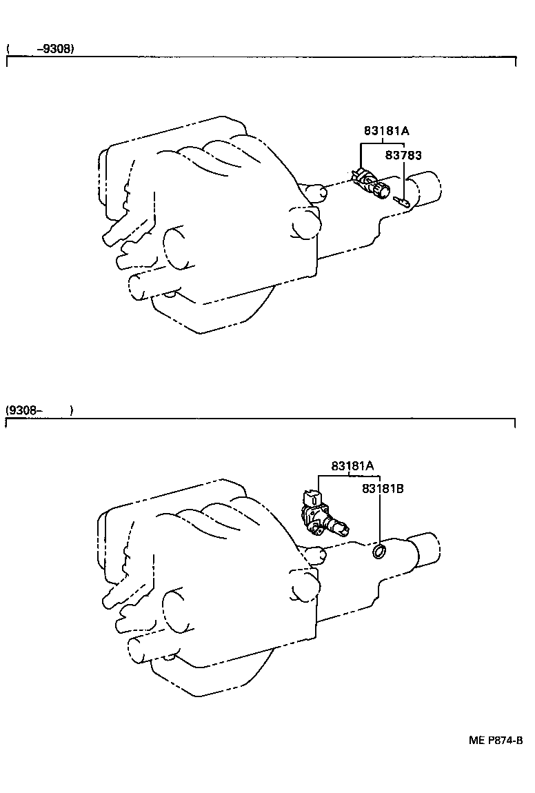 Toyota 83133-95D33 PLATE, COMBINATION METER, NO.1