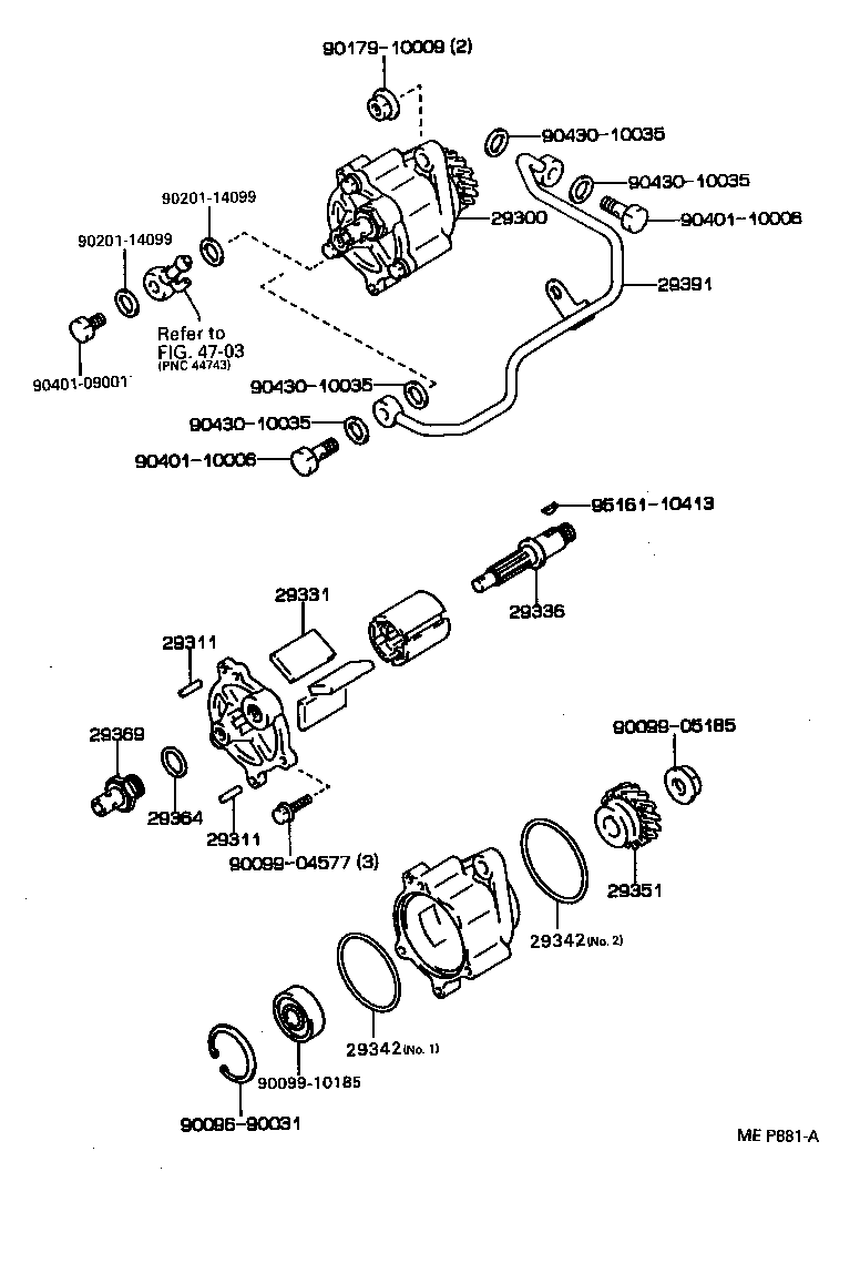 29300-58010 PUMP ASSY, VACUUM product image