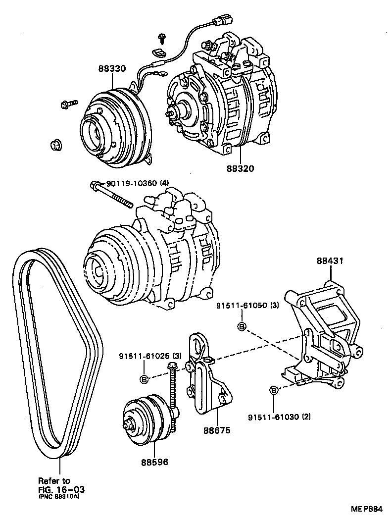 04881-36020 GASKET KIT, OVERHAUL product image