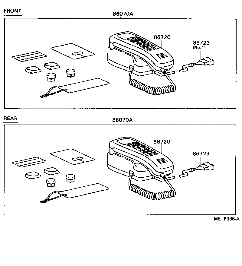 86730-30032 MICROPHONE ASSY, TELEPHONE product image