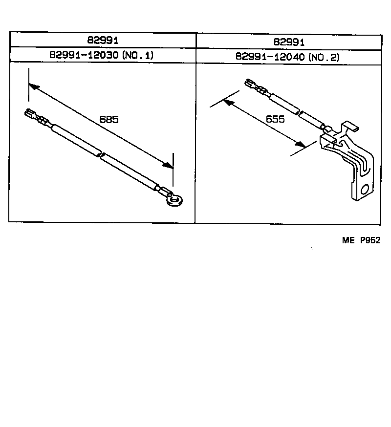 82151-12410 WIRE, FRONT DOOR, LH product image