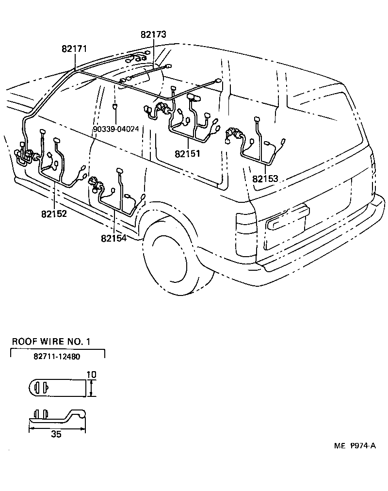 82817-60040 PROTECTOR, WIRING HARNESS, NO.2 product image