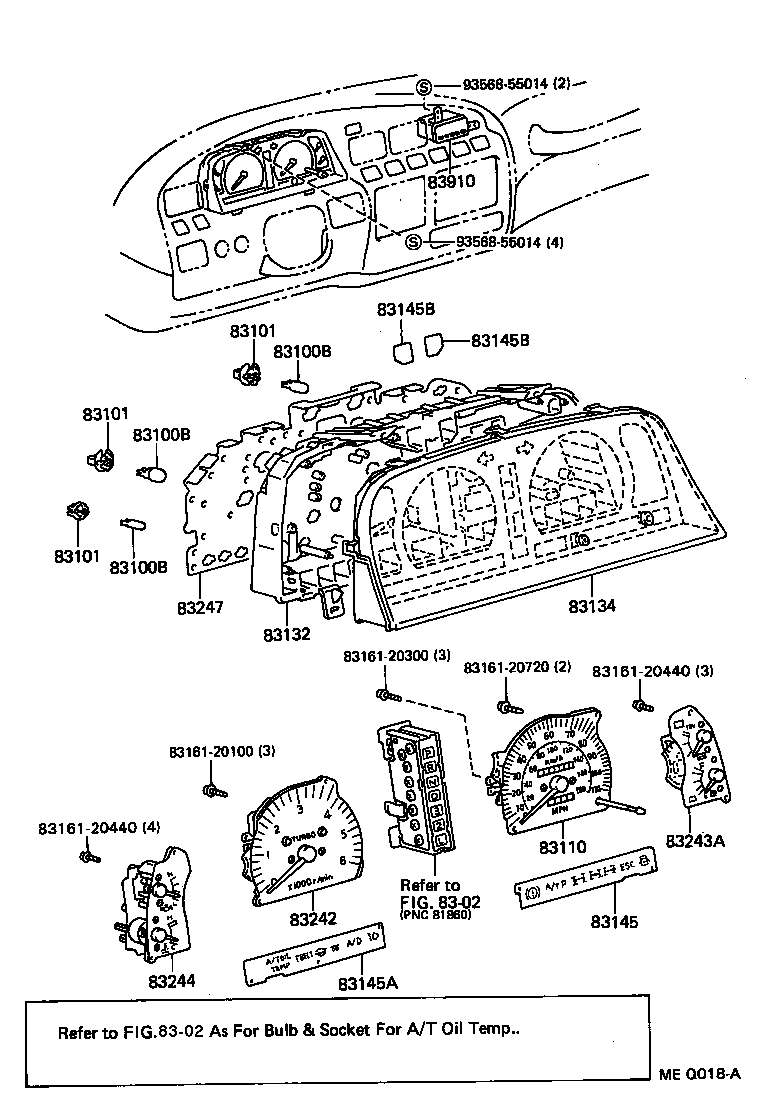 Toyota 90981-11035 BULB, COMBINATION METER, NO.1