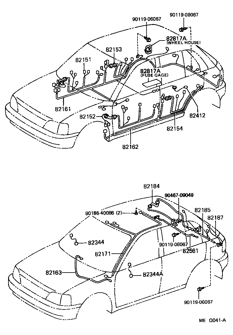 82121-1C032 WIRE, ENGINE product image