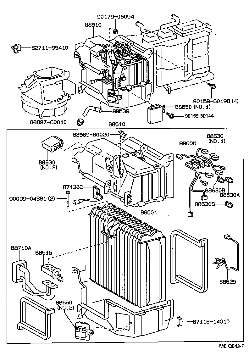 88510-60470 UNIT ASSY, COOLER product image