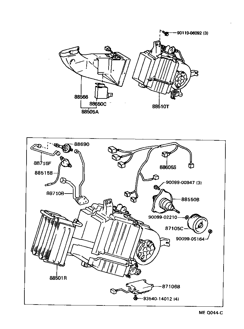 88510-60470 UNIT ASSY, COOLER product image