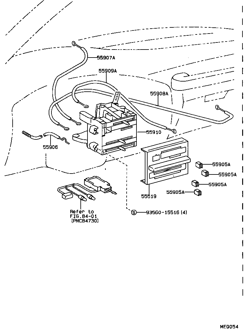 55085-60040 DUCT SUB-ASSY, HEATER TO REGISTER, NO.2 product image