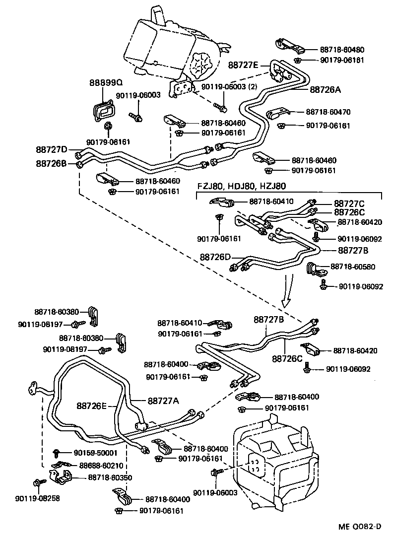 88550-60040 MOTOR ASSY, BLOWER (FOR CONDENSER) product image
