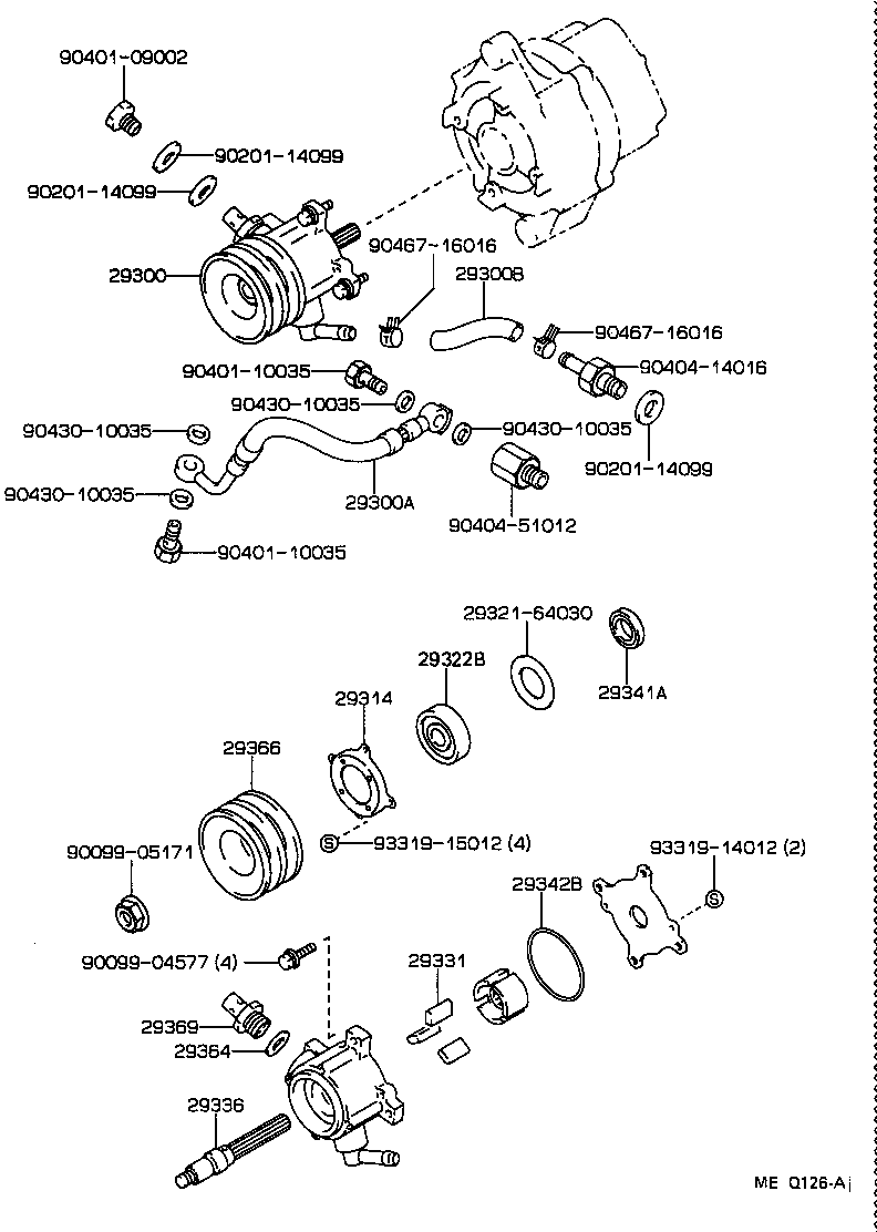 29300-17010 PUMP ASSY, VACUUM product image