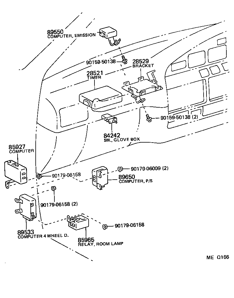 28529-17050 BRACKET, PREHEATING TIMER, NO.1 product image