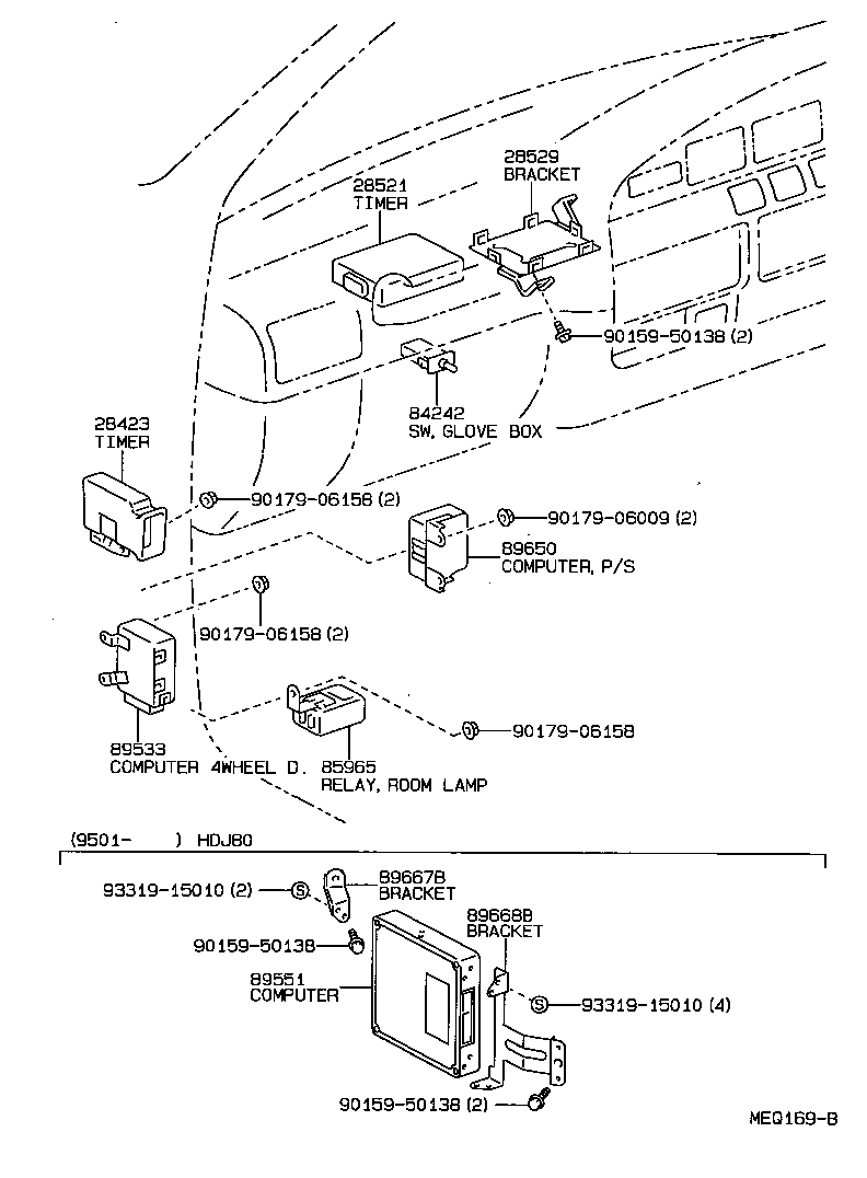 28610-17060 RELAY ASSY, GLOW PLUG product image