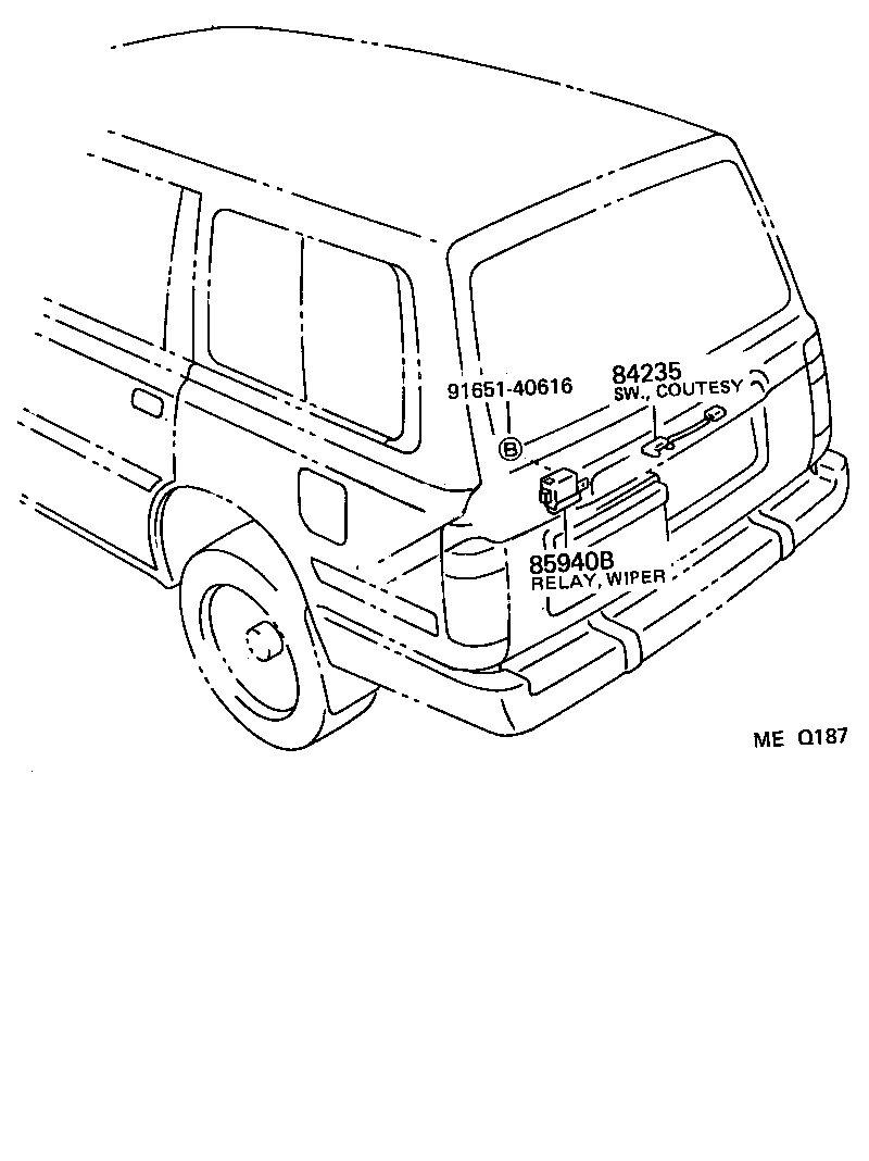 23080-66030 RESISTER, FUEL PUMP product image