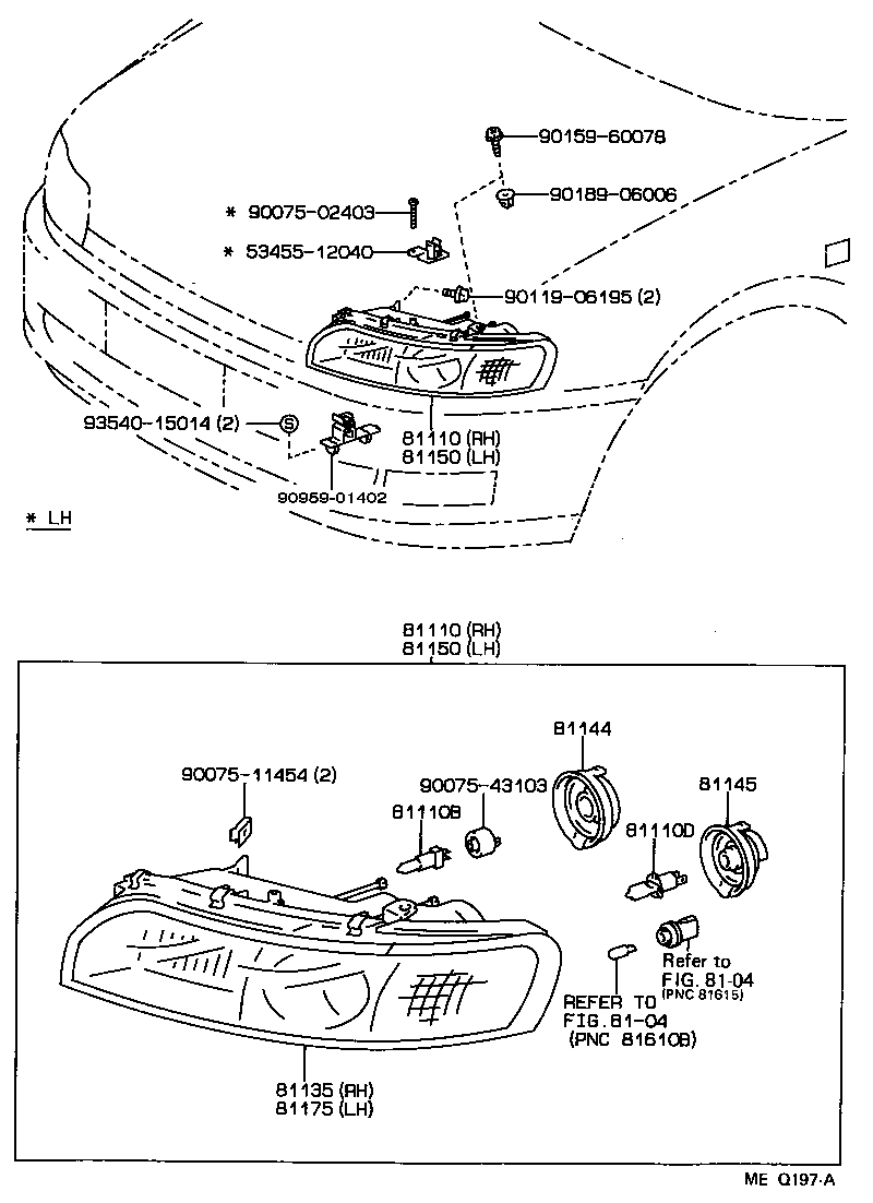 81160-18010 HEADLAMP ASSY, LH product image