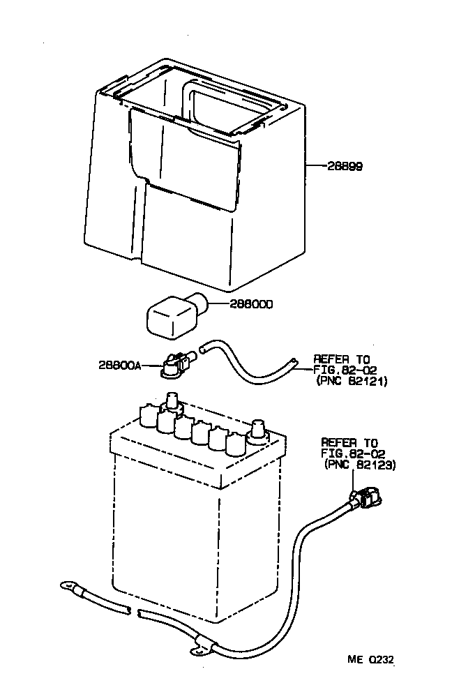 28899-11060 INSULATOR, BATTERY product image