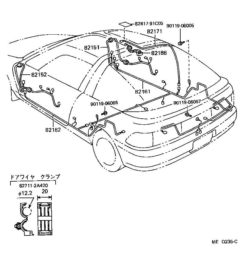 82121-18022 WIRE, ENGINE product image