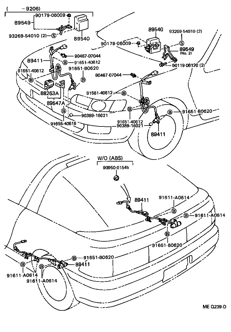 88269-18010 BRACKET, SKID CONTROL COMPUTER product image