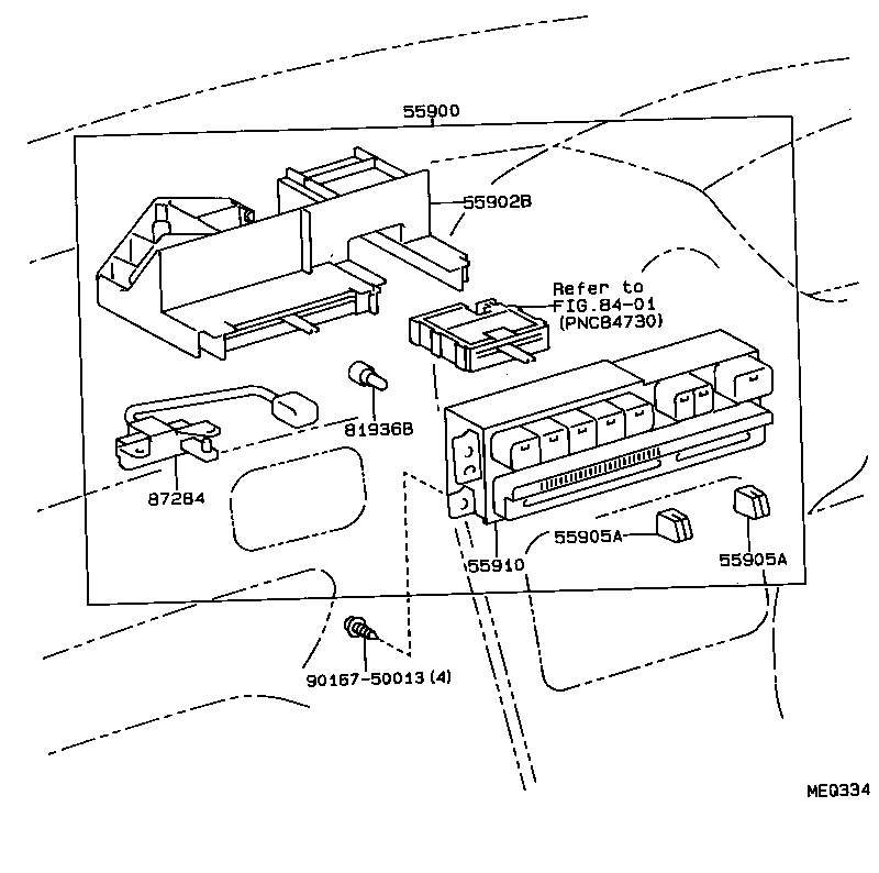 55844-18010 DUCT, HEATER TO REGISTER, NO.2 product image