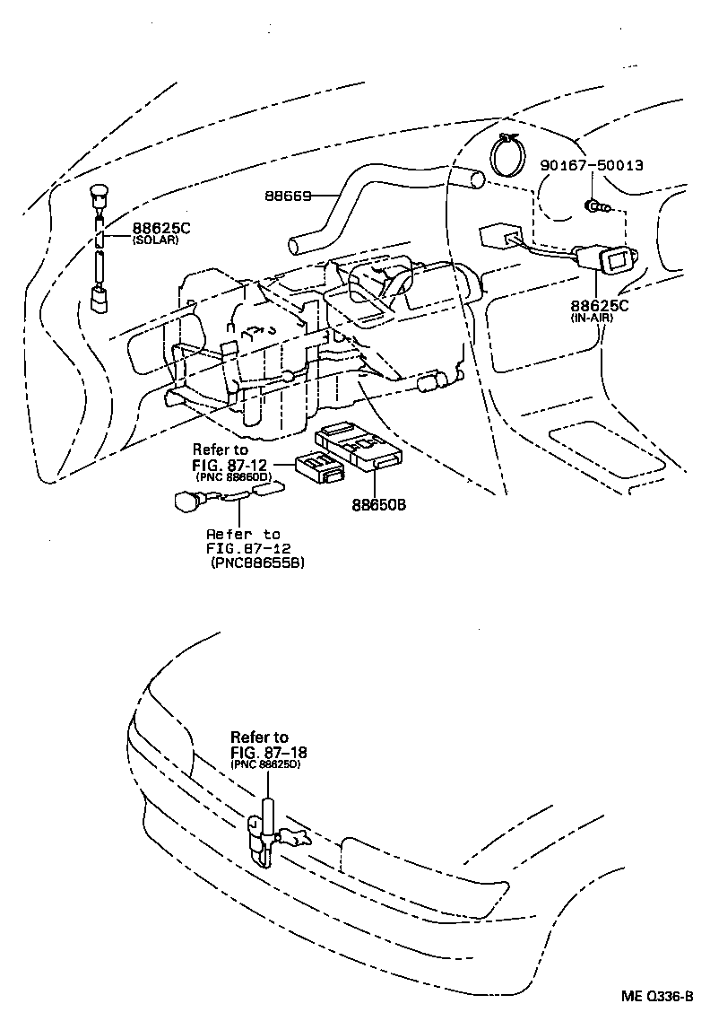 55844-18010 DUCT, HEATER TO REGISTER, NO.2 product image