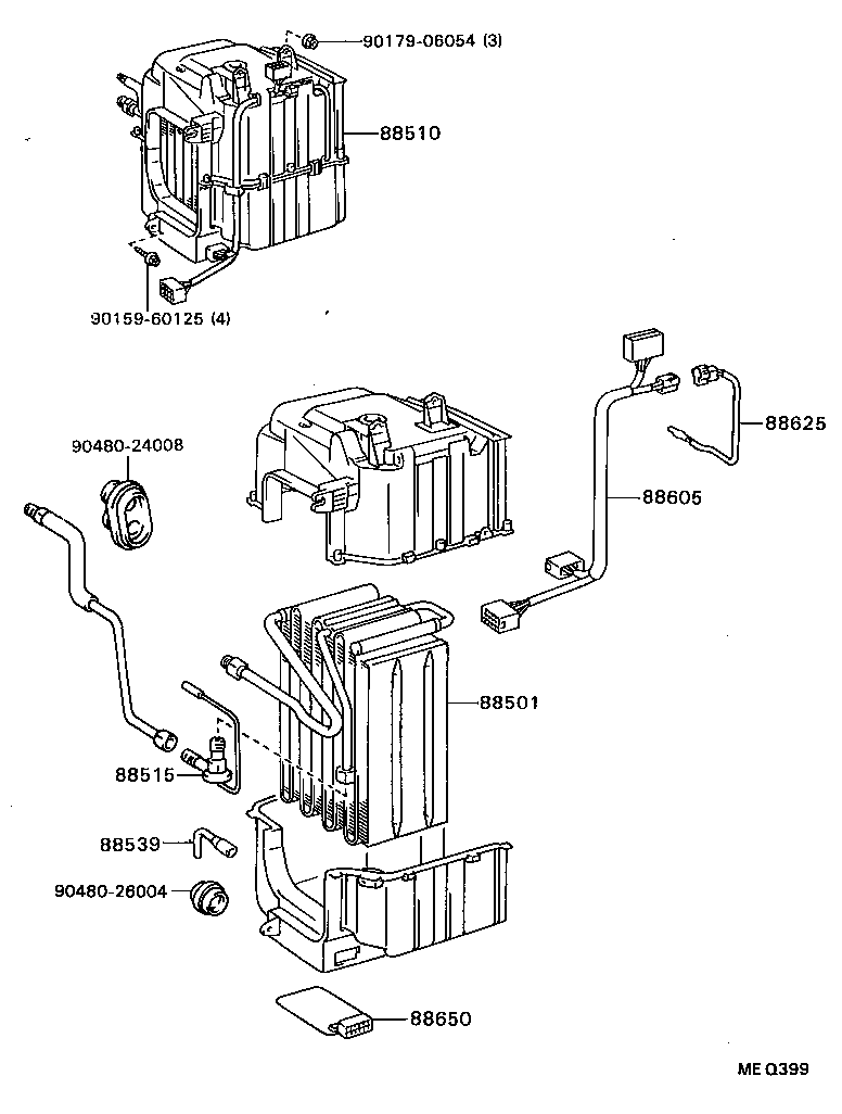 88502-20100 CASE SUB-ASSY, COOLING UNIT product image