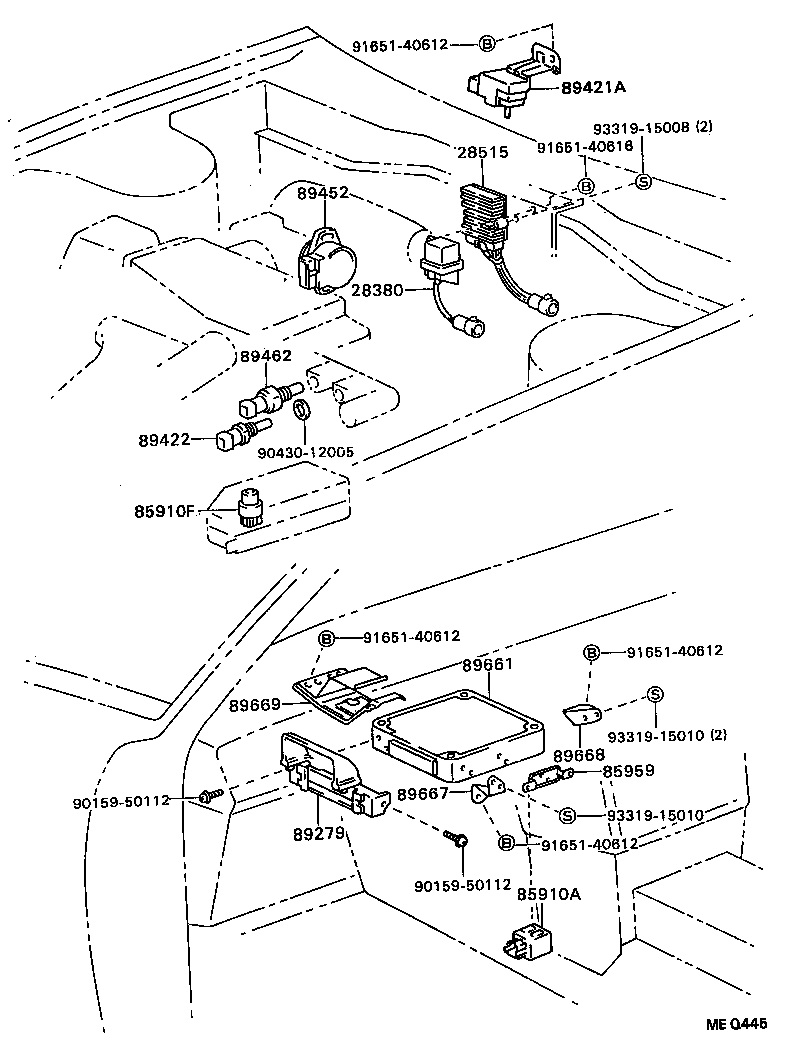 89420-20060 SENSOR, TURBO PRESSURE product image