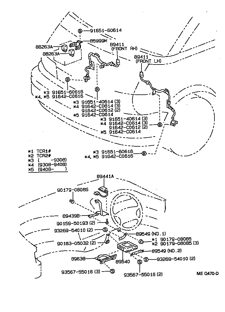 88267-28120 BRACKET, SKID CONTROL COMPUTER product image