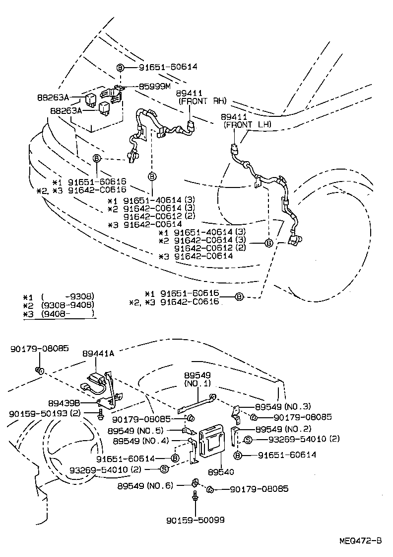 86285-28070 BRACKET, SKID CONTROL COMPUTER product image