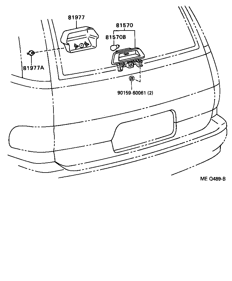 81570-28080 LAMP ASSY, CENTER STOP product image