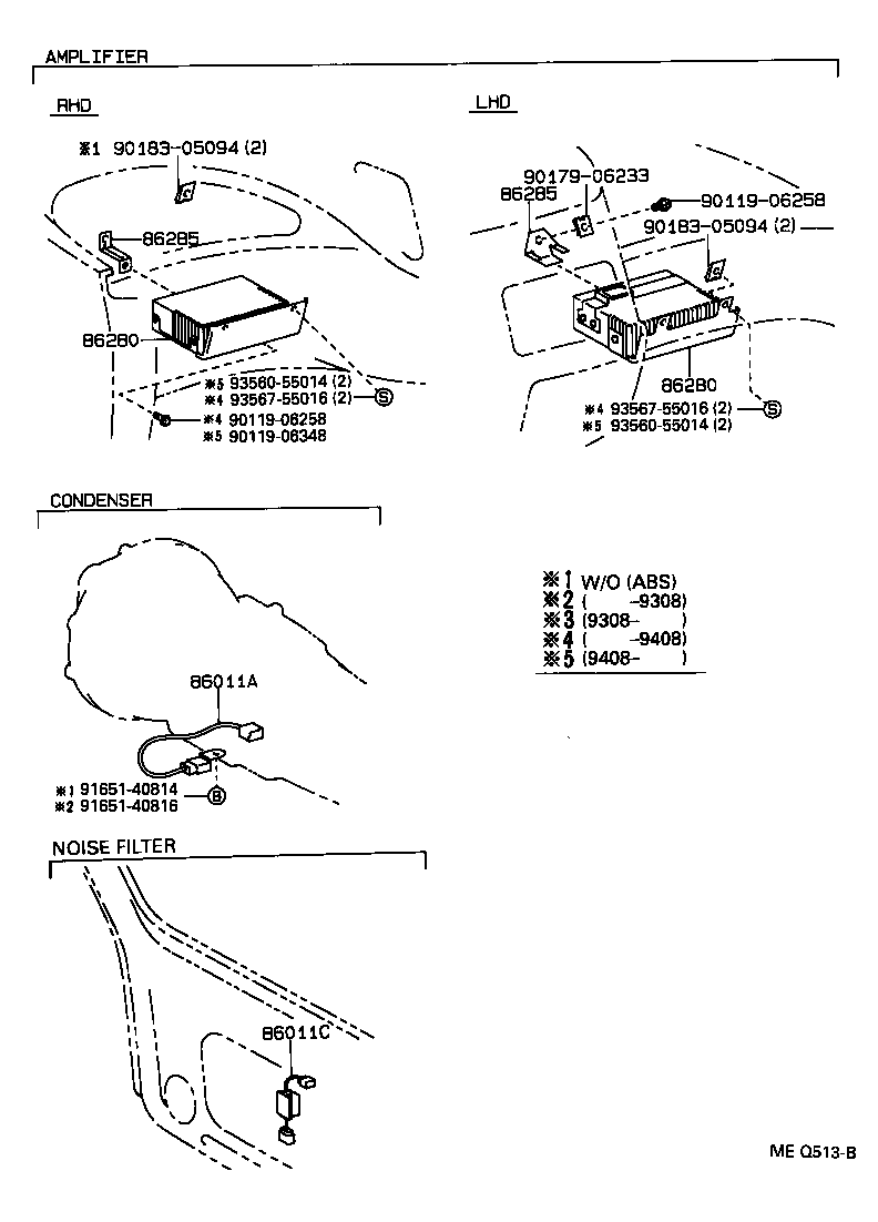 86280-28050 AMPLIFIER ASSY, STEREO COMPONENT product image