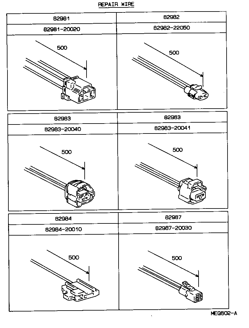82151-2B140 WIRE, FRONT DOOR, RH product image