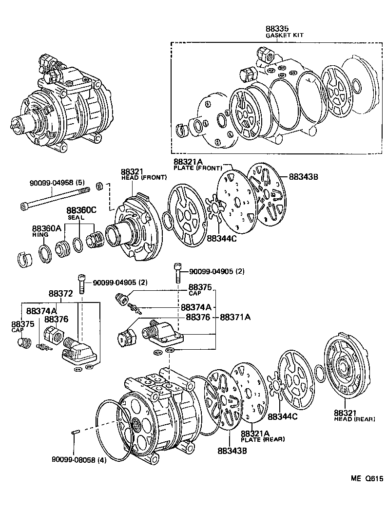 88320-26142 COMPRESSOR ASSY, COOLER product image