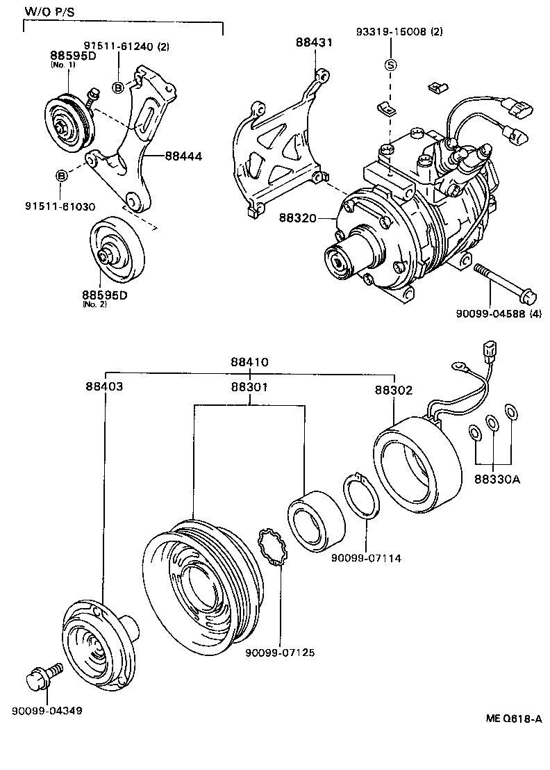 88412-20110 ROTOR SUB-ASSY, MAGNET CLUTCH product image